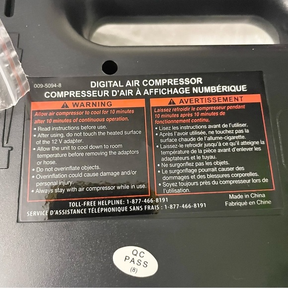 Just In Case 12V Air Compressor - Picture 14 of 15